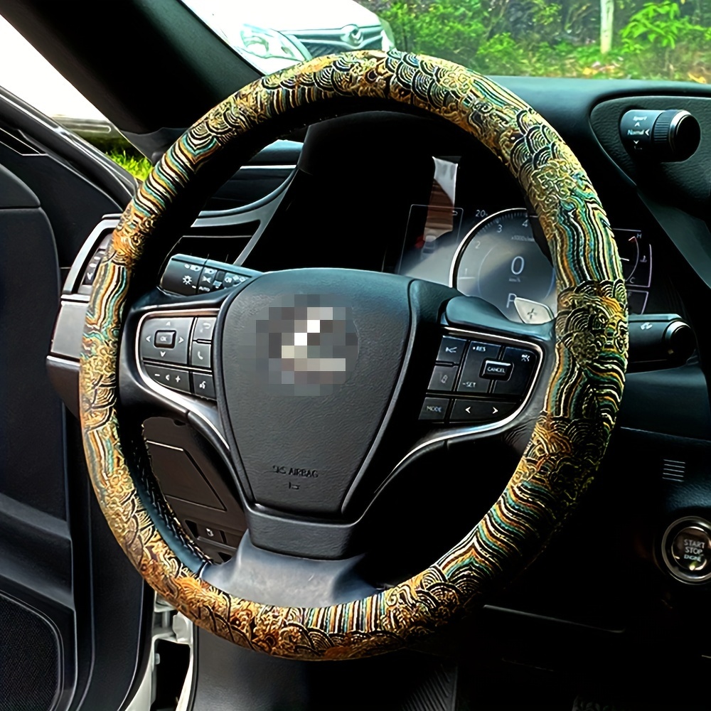 Embroidery Hub - Funda para volante de coche, bordado