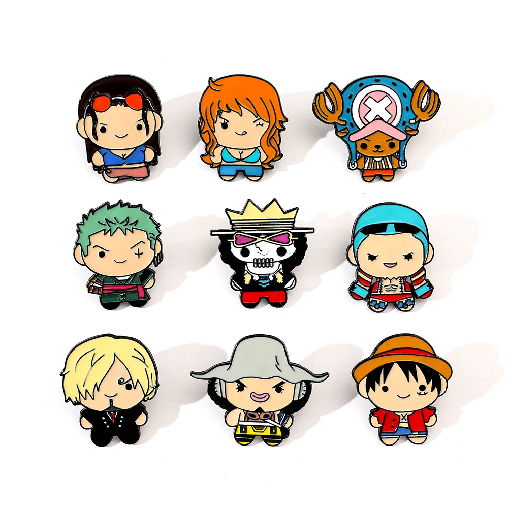 Embroidery Wallpaper - 9 Broches Creativos de Dibujos Animados