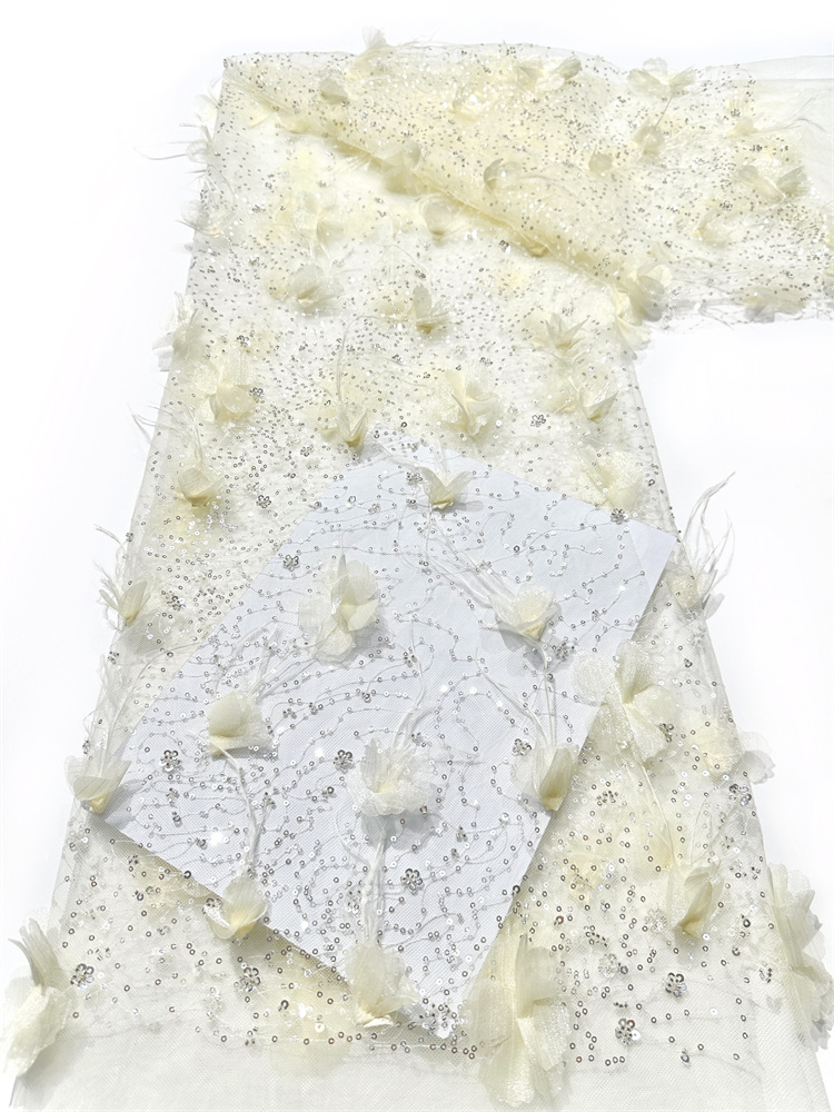 Embroidery Net Fabric - Exquisito tejido de diseño de moda