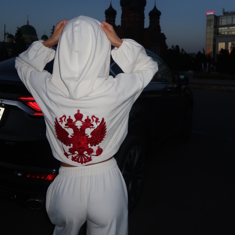 Embroidery Origin - Conjunto de Pantalones y Sudadera con