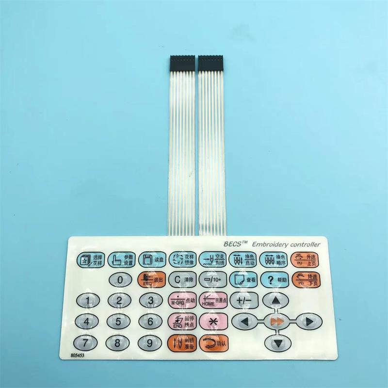Embroidery Operator - Máquina doméstica, botón de operación, pantalla