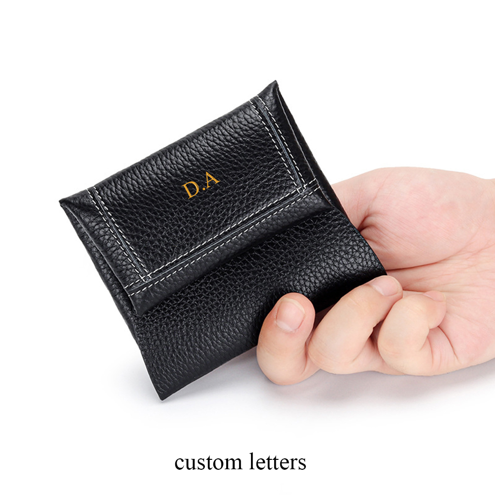 Monedero cuadrado de piel de v - Embroidery Initials Designs reseña y precio