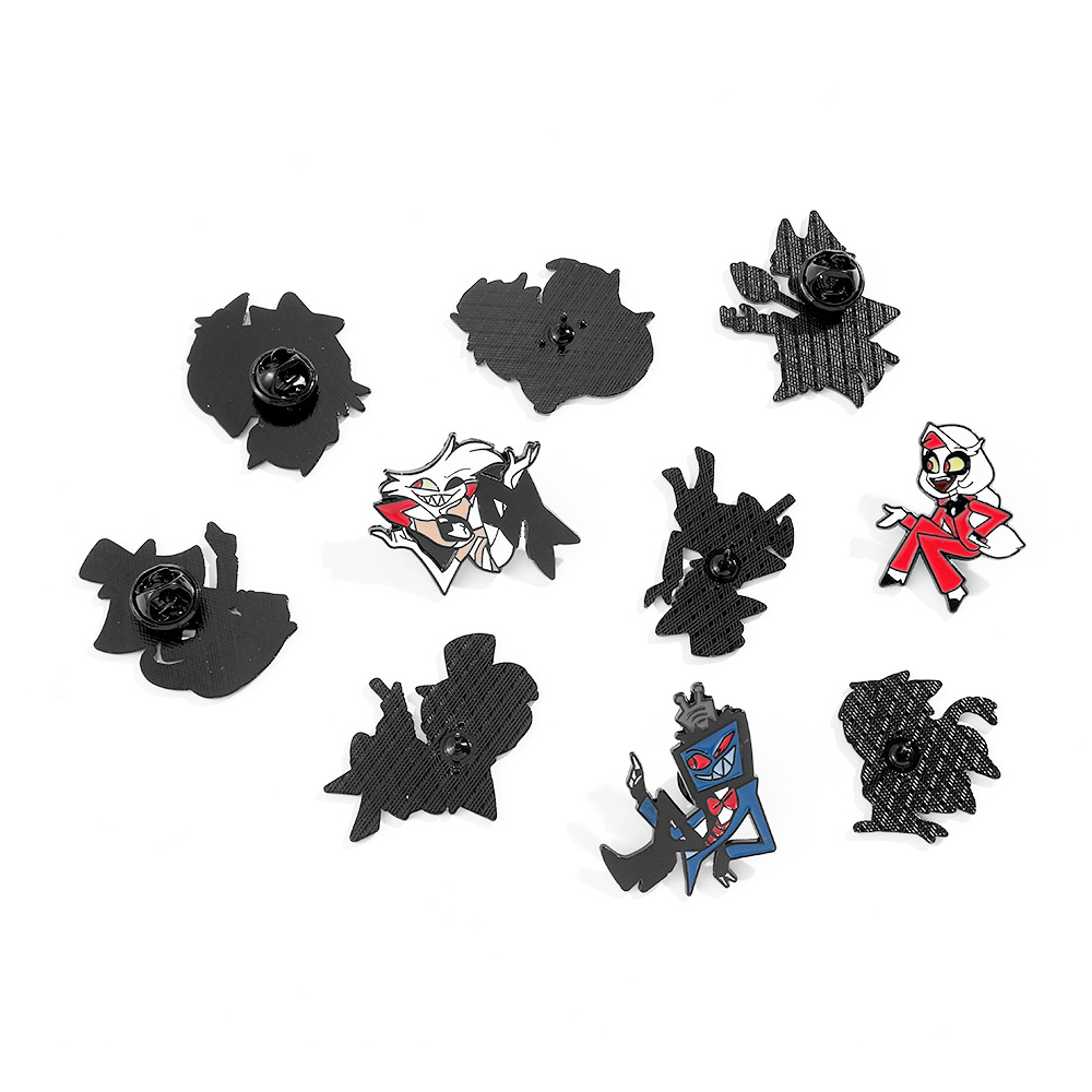 Broches de Esmalte de Hazbin H - Embroidery Wallpaper reseña y precio