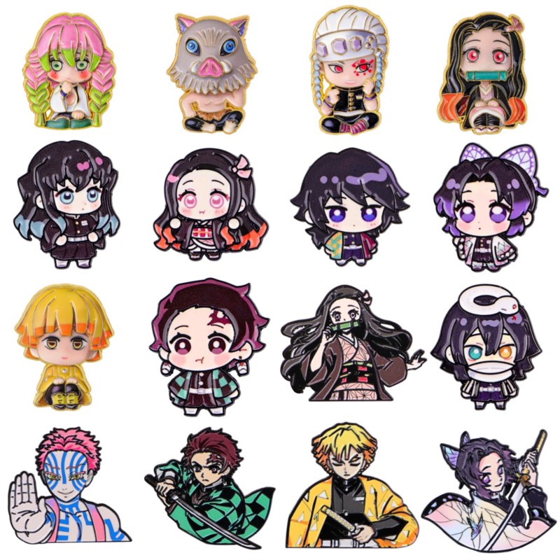 Pins de esmalte de personajes  - Embroidery Wallpaper reseña y precio