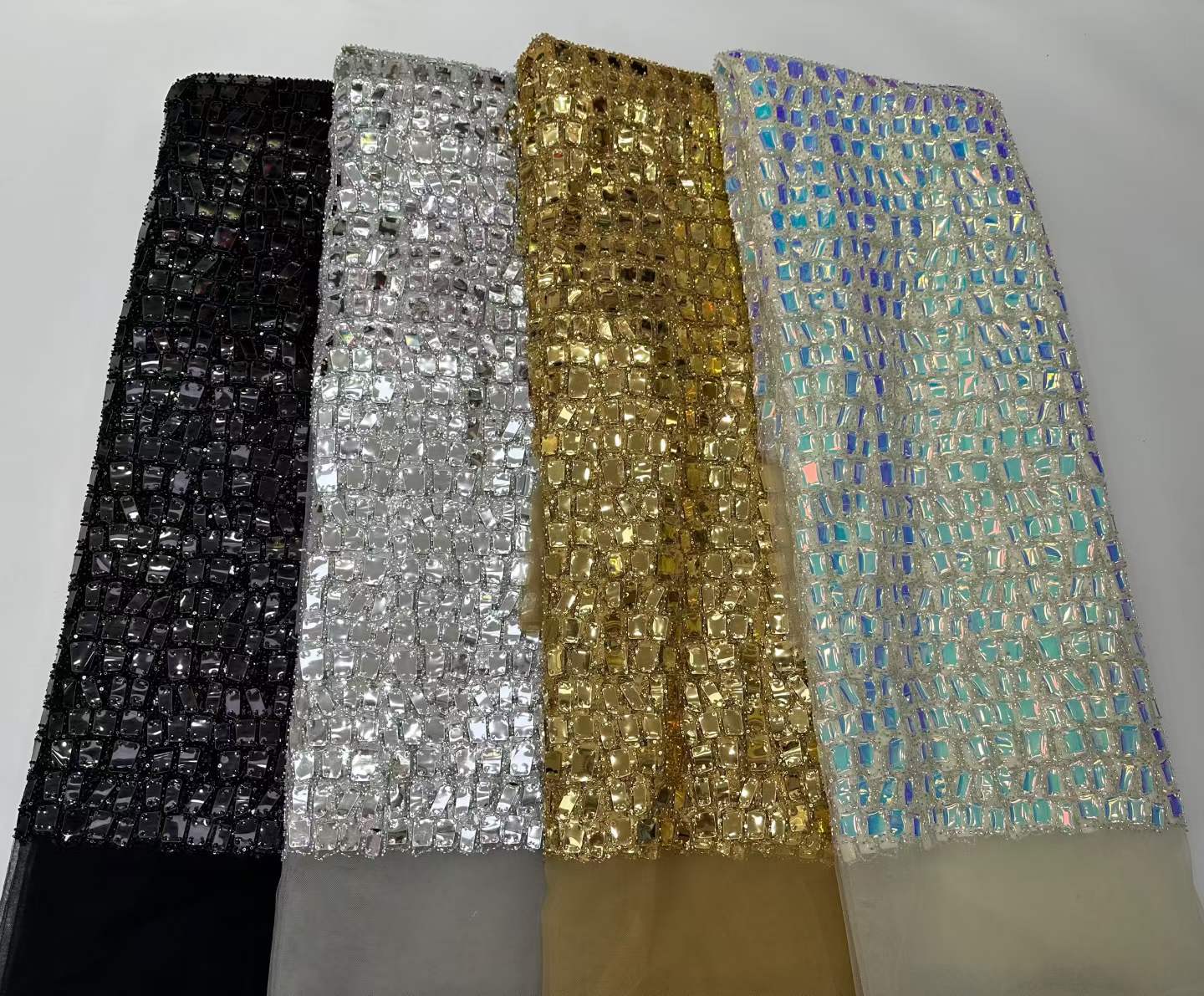 5 yardas de tela de tul nigeri - Embroidery Net Fabric reseña y precio